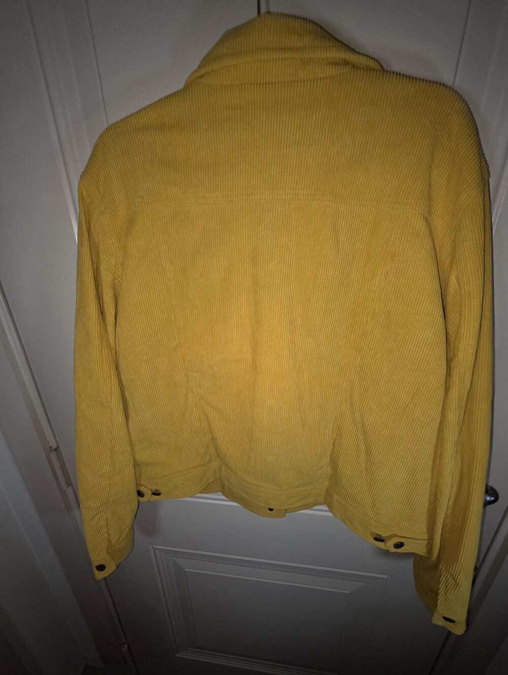 Mustard Yellow Corduroy Shacket Jacket 2XL Wide Well Boho,Western,Cowgirl - Picture 12 of 12